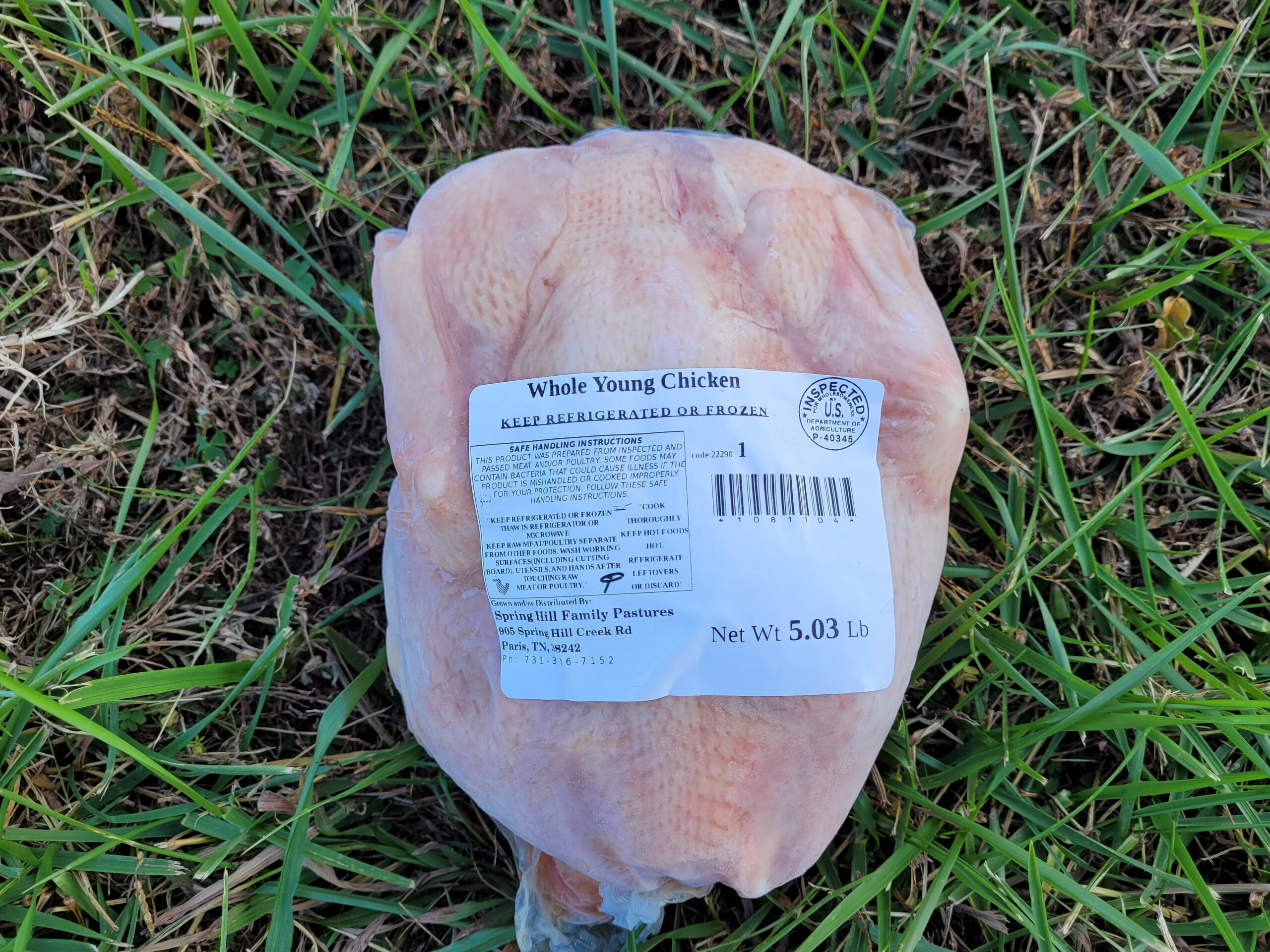 Whole Pasture Raised Chicken [deposit] | Spring Hill Family Pastures